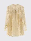 Zimmermann 'memento Bird Lace Mini' Dress In Neutral