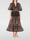 Zimmermann Black Pleated Midi Dress
