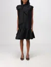 Zimmermann Sleeveless Bow Mini Dress In Black