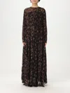 Zimmermann Illuminate Batwing Gown In Schwarz