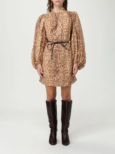 ZIMMERMANN DRESS ZIMMERMANN WOMAN COLOR BROWN,H15334032