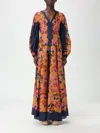 Zimmermann + Net Sustain Acadian Printed Organic Silk Maxi Dress In Navy