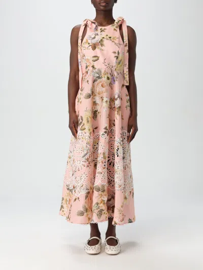 ZIMMERMANN DRESS ZIMMERMANN WOMAN COLOR PINK,G44080010