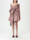 Zimmermann Women's Matchmaker Silk Mini Dress In Pink