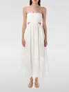 Zimmermann Devi Scallop-edge Cutout Linen-voile Midi Dress In White