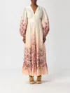 Zimmermann Awaken Plunge Maxi Dress Women In Multi