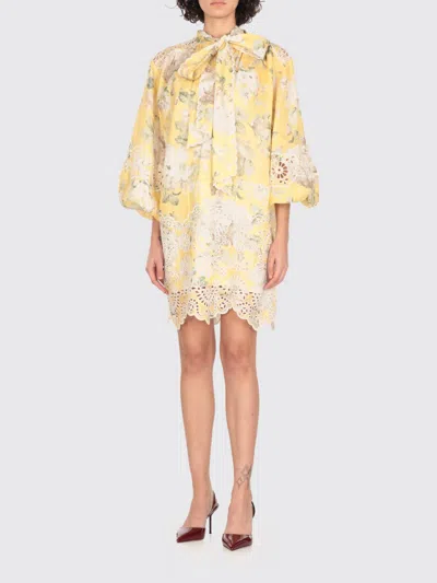 ZIMMERMANN DRESS ZIMMERMANN WOMAN COLOR YELLOW,G44081003