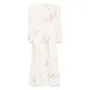Zimmermann Lucky Floral Linen Lace Midi Dress