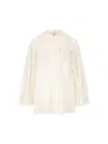 Zimmermann Women Ascension Lace Shirt In White