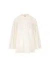 Zimmermann Women Ascension Lace Shirt In White