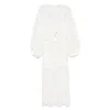 Zimmermann Womens Ivory Coco Lace Woven Midi Dress