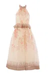 Zimmermann Illuminate Halter Midi Dress