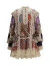 Zimmermann Rhiannon Short Dress In Multi