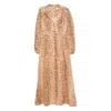 Zimmermann Cascadian Plunge Midi Dress Clothing