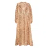 Zimmermann Cascadian Plunge Midi Dress Clothing