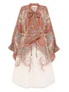 Zimmermann Rhiannon Printed Midi Dress