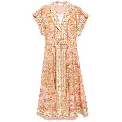 Zimmermann Dresses In Orange