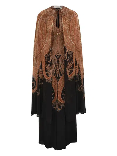 Zimmermann Printed Long Dress In Multi