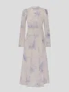 Zimmermann Woman Maxi Dress Apricot Size 00 Cotton In Bluepalm