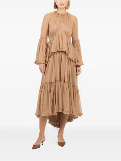 Zimmermann Dresses In Brown