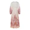 Zimmermann Awaken Plunge Maxi Dress Women In Multi