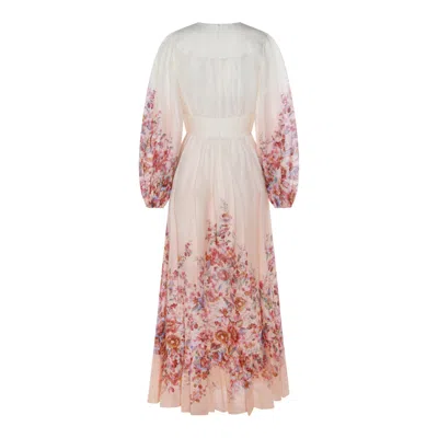 ZIMMERMANN DRESSES IVORY FLORAL