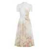 Zimmermann Memento Picnic Floral Midi Dress In Multi