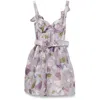 Zimmermann Dawning Mini Dress In Multicolor