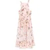 Zimmermann Acacia Broderie Anglaise Linen Midi Dress In Multicolor