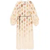 Zimmermann Wylie Midi Dress In Multicolor