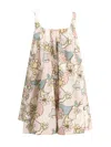 Zimmermann Maxine Mini Dress Pink Kaleidoscope Floral In Multicolour