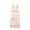 Zimmermann Daylight Slip Floral-print Midi Dress In Neutral