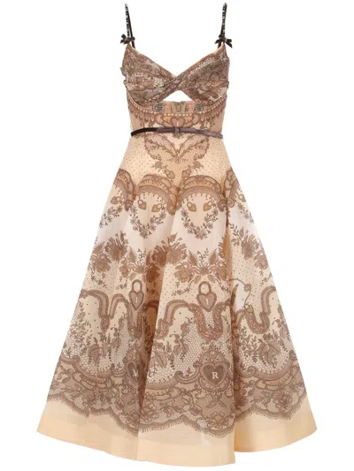Zimmermann Dresses In Beige