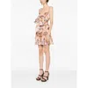 Zimmermann Coco Bow Front Mini Dress In Multi