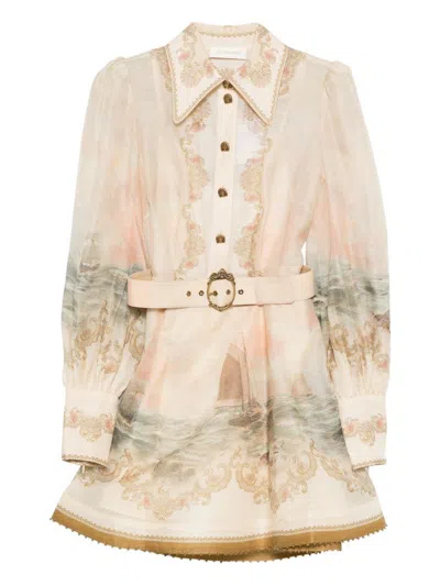Zimmermann Dresses In Neutral