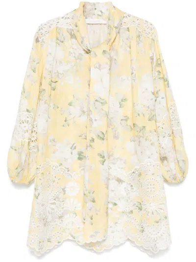 Zimmermann Dresses Yellow In Multi