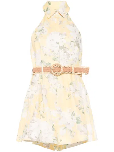 ZIMMERMANN ZIMMERMANN ACACIA HALTER PLAYSUIT CLOTHING