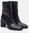 Zimmermann Eddie 70 Leather Ankle Boots In Multi