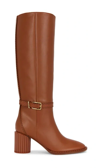 Zimmermann Eddie 70 Leather Knee-high Boots In Brown