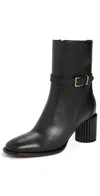 Zimmermann Eddie 70 Leather Ankle Boots In Multi