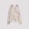 Zimmermann Eden Billow Blouse In Natural Iris