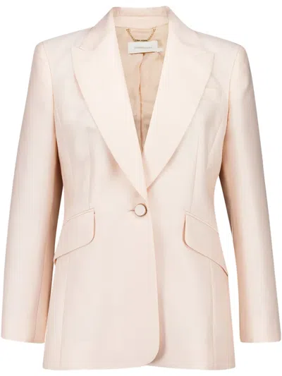 Zimmermann Eden Blazer In 粉色