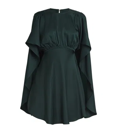 Zimmermann Flared Eden Dress With Draped In Green