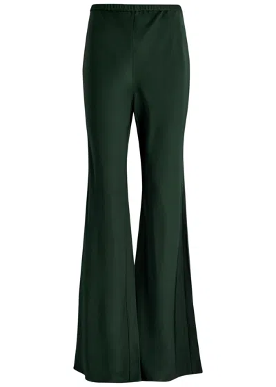 ZIMMERMANN ZIMMERMANN EDEN FLARED-LEG SATIN-TWILL TROUSERS
