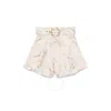 Zimmermann Eden Floral Tuck Shorts