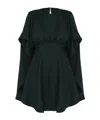 Zimmermann Flared Eden Dress With Draped In Black