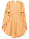 Zimmermann 'eden' Mini Cape Dress In Yellow