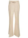 Zimmermann Eden Wide Leg Pant In Neutrals