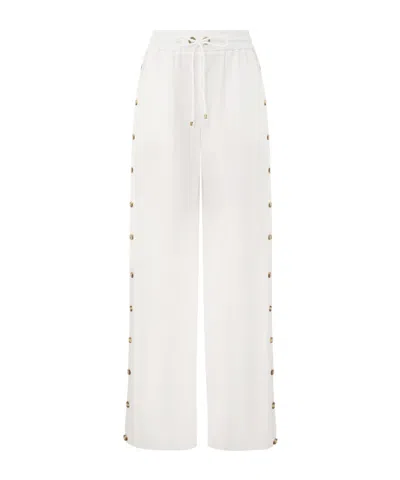 Zimmermann Elastic Waist Casual Pants In White
