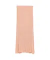Zimmermann Elastic Waist Skirt In Blush Beige